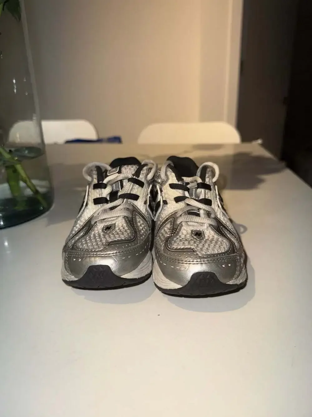 New Balance 1906R Silver Metallic Running Shoes Size 11 US Boy's